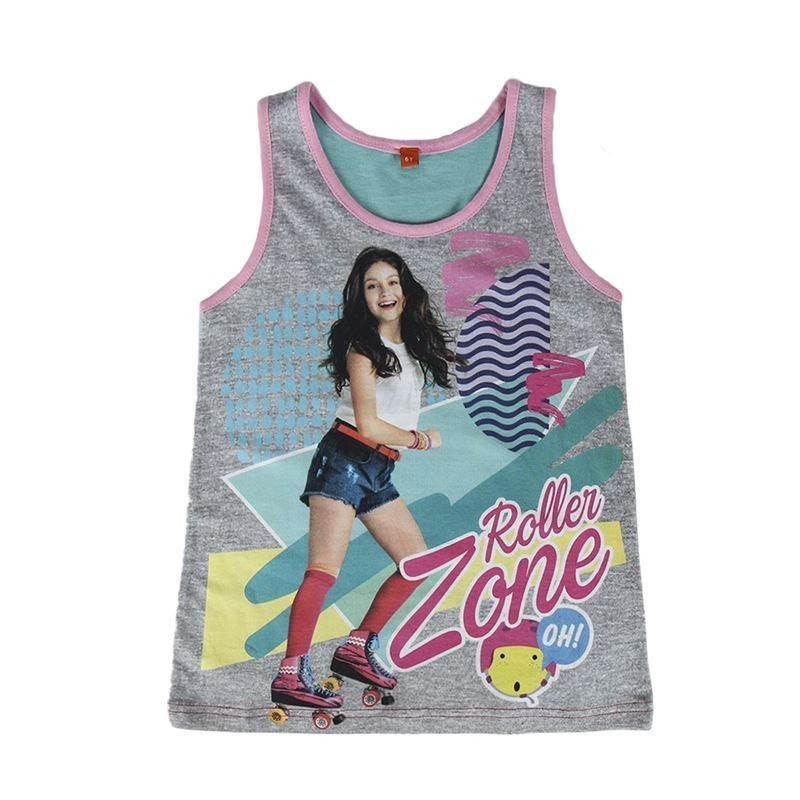 Disney Soy Luna No Sleeve Roller Zone T-Shirt (6Years/116cm) RRP £7 CLEARANCE XL £1.99